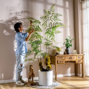 Câydương xỉ giả, cây cảnh giả, cây giả decor, cây giả