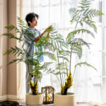 Câydương xỉ giả, cây cảnh giả, cây giả decor, cây giả