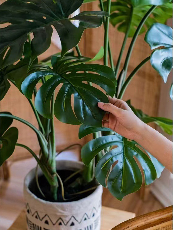 Cây trầu bà giả, cây cảnh giả, cây giả decor, cây giả