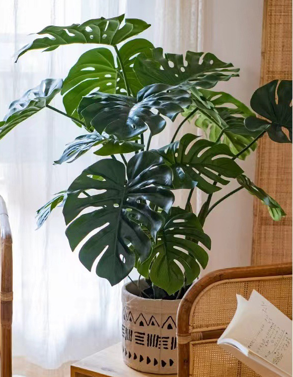 Cây trầu bà giả, cây cảnh giả, cây giả decor, cây giả