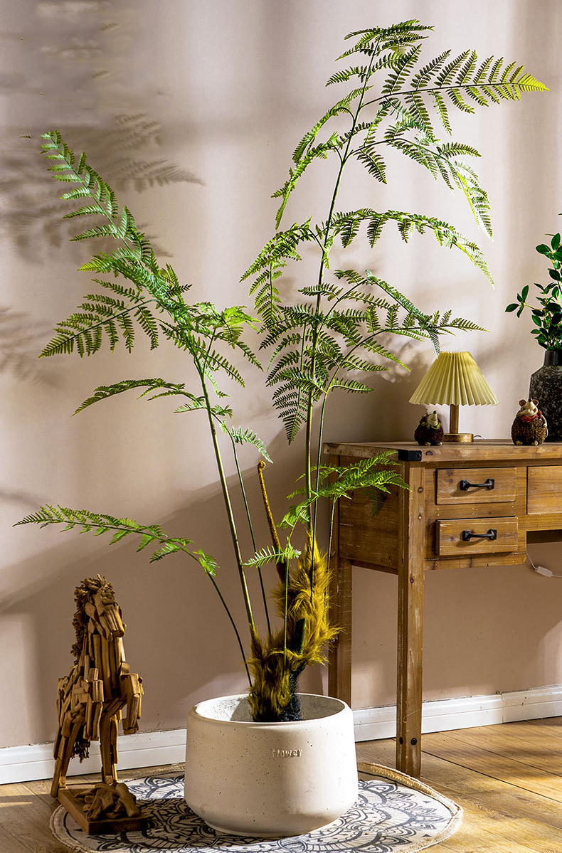 Cây thiên trúc giả, cây cảnh giả, cây giả decor, cây giả