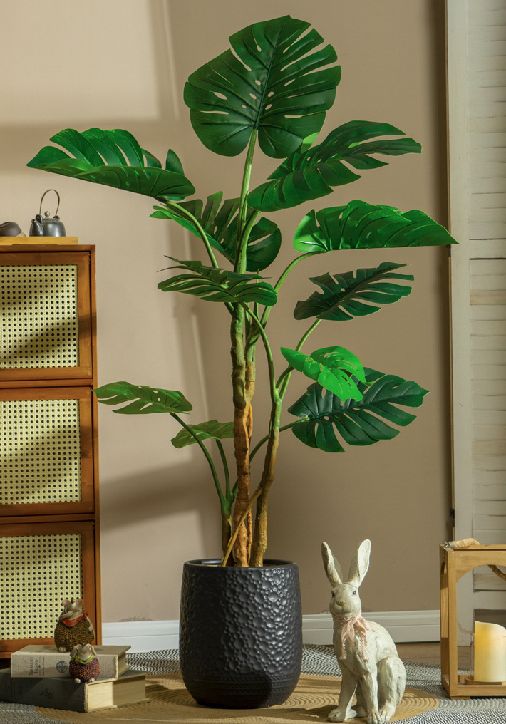 Cây trầu bà giả, cây cảnh giả, cây giả decor, cây giả