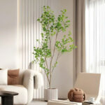 Cây thiên trúc giả, cây cảnh giả, cây giả decor, cây giả