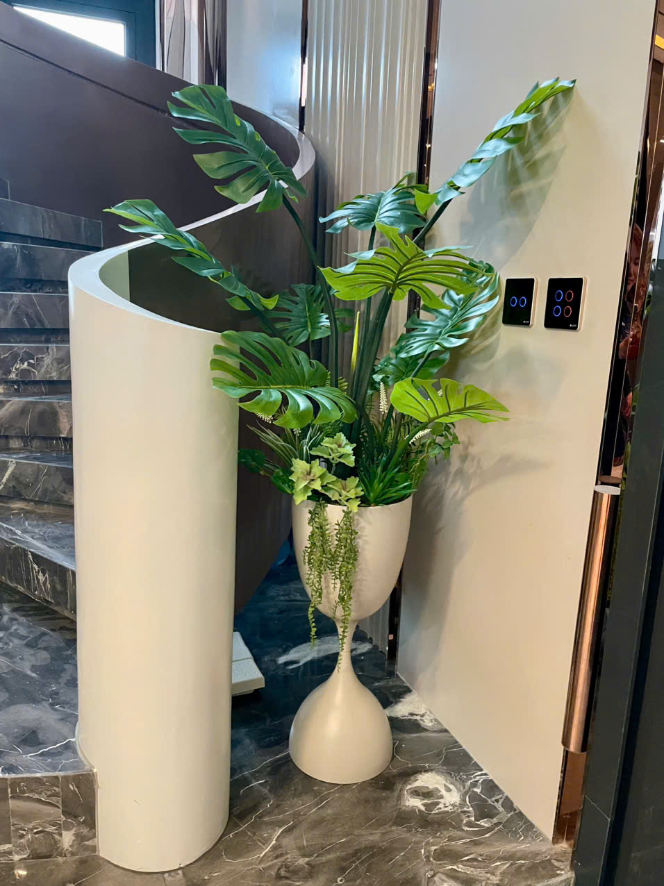 Cây trầu bà giả, cây cảnh giả, cây giả decor, cây giả