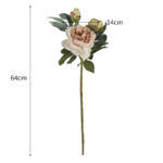 Hoa mẫu đơn giả, hoa decor trang trí nhà cửa, hoa giả