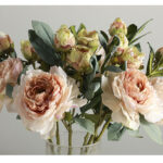 Hoa mẫu đơn giả, hoa decor trang trí nhà cửa, hoa giả