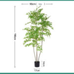 Cây nadian giả, cây cảnh giả, cây giả decor, cây giả