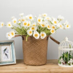 Hoa anh túc giả, hoa lụa đẹp trang trí nhà cửa