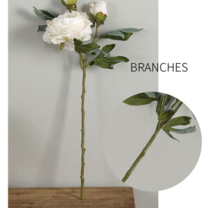 Hoa mẫu đơn giả, hoa decor trang trí nhà cửa