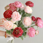 Hoa mao lương giả, hoa decor trang trí nhà cửa, hoa giả