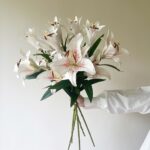 Hoa LY giả, hoa decor trang trí nhà cửa, hoa giả