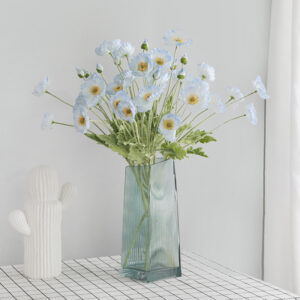 Hoa anh túc giả, hoa lụa đẹp trang trí nhà cửa