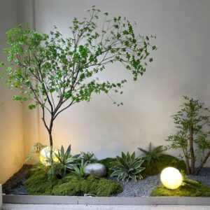 Tiểu cảnh cây giả