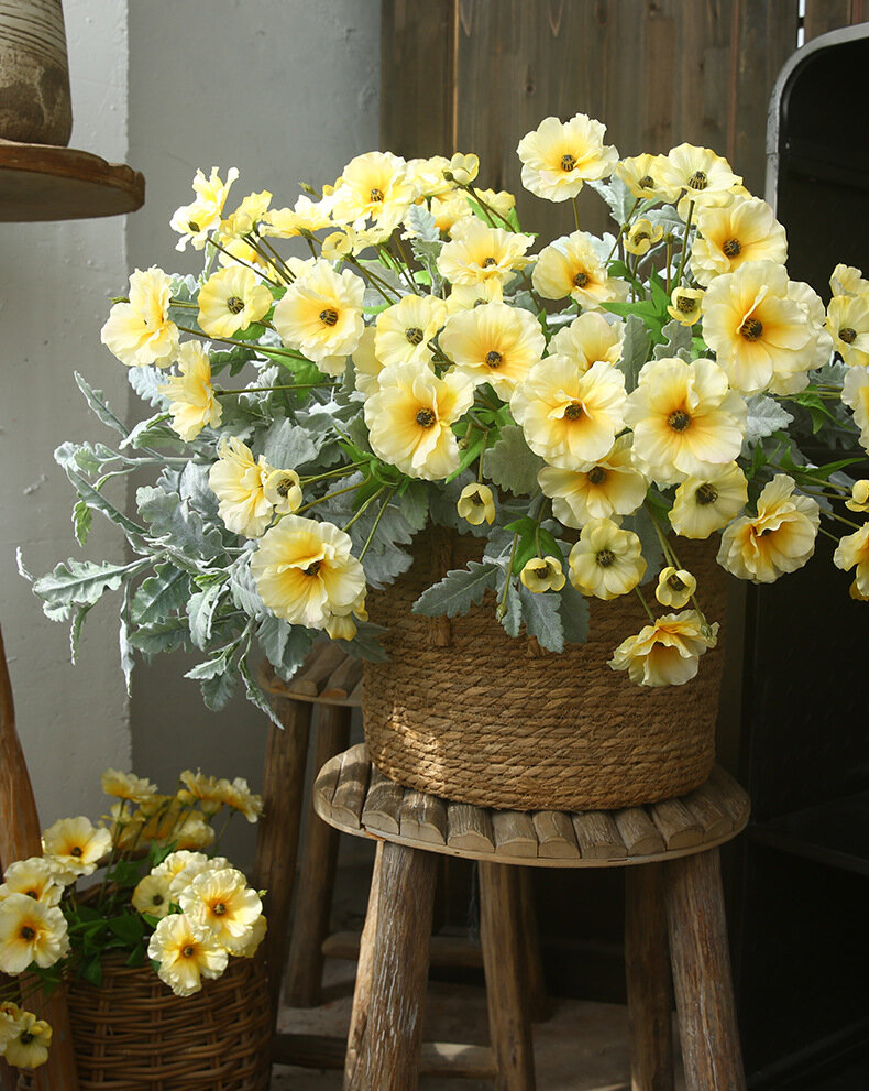 Hoa cánh bướm giả trang trí nhà cửa Hoa cánh bướm giả trang trí nhà cửa