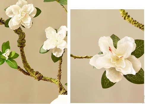 Hoa đỗ quyên giả trang trí nhà cửa