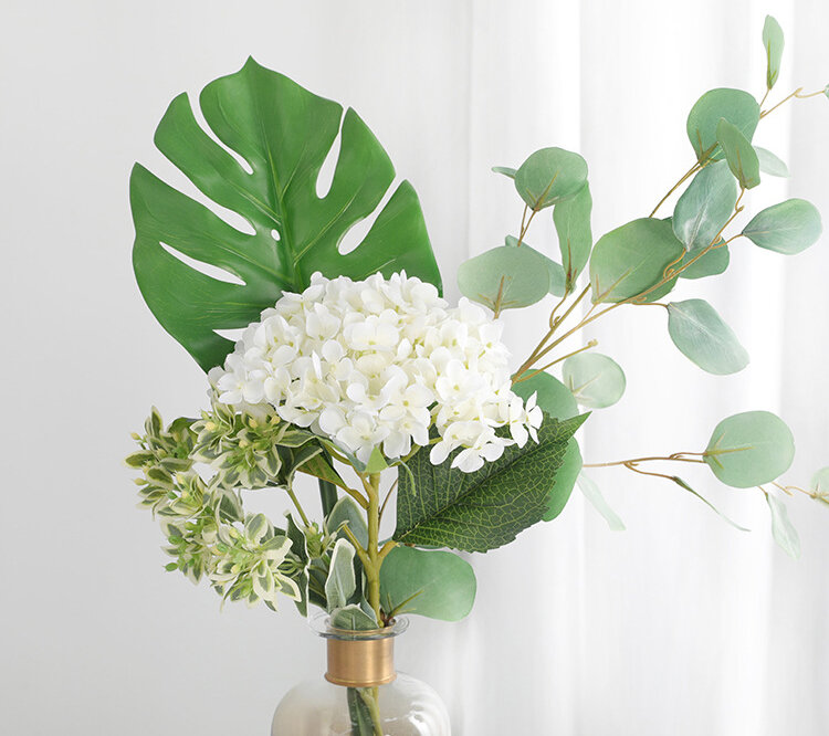 Hoa Cẩm tú cầu giả trang trí nhà cửa Hoa Cẩm tú cầu giả trang trí nhà cửa