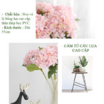 Hoa Cẩm tú cầu giả trang trí nhà cửa