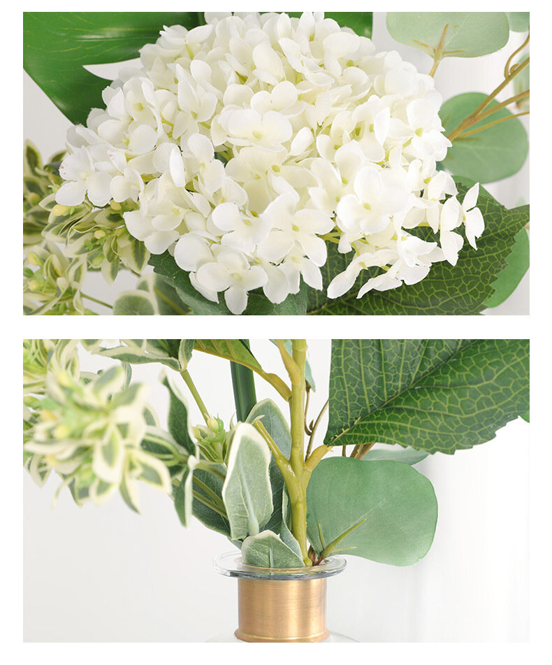 Hoa Cẩm tú cầu giả trang trí nhà cửa