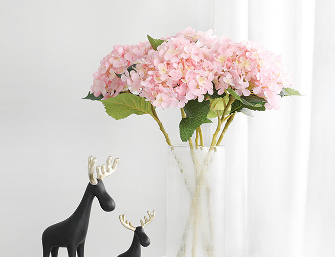 Hoa Cẩm tú cầu giả trang trí nhà cửa