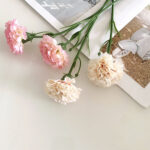 Hoa cẩm chướng giả decor trang trí