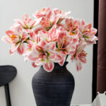 Hoa loa kèn giả trang trí nhà cửa