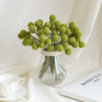 Hoa cúc nút áo giả trang trí nhà cửa