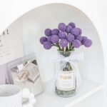 Hoa cúc nút áo giả trang trí nhà cửa