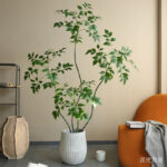 Cây Hạnh Phúc giả trang trí nhà cửa