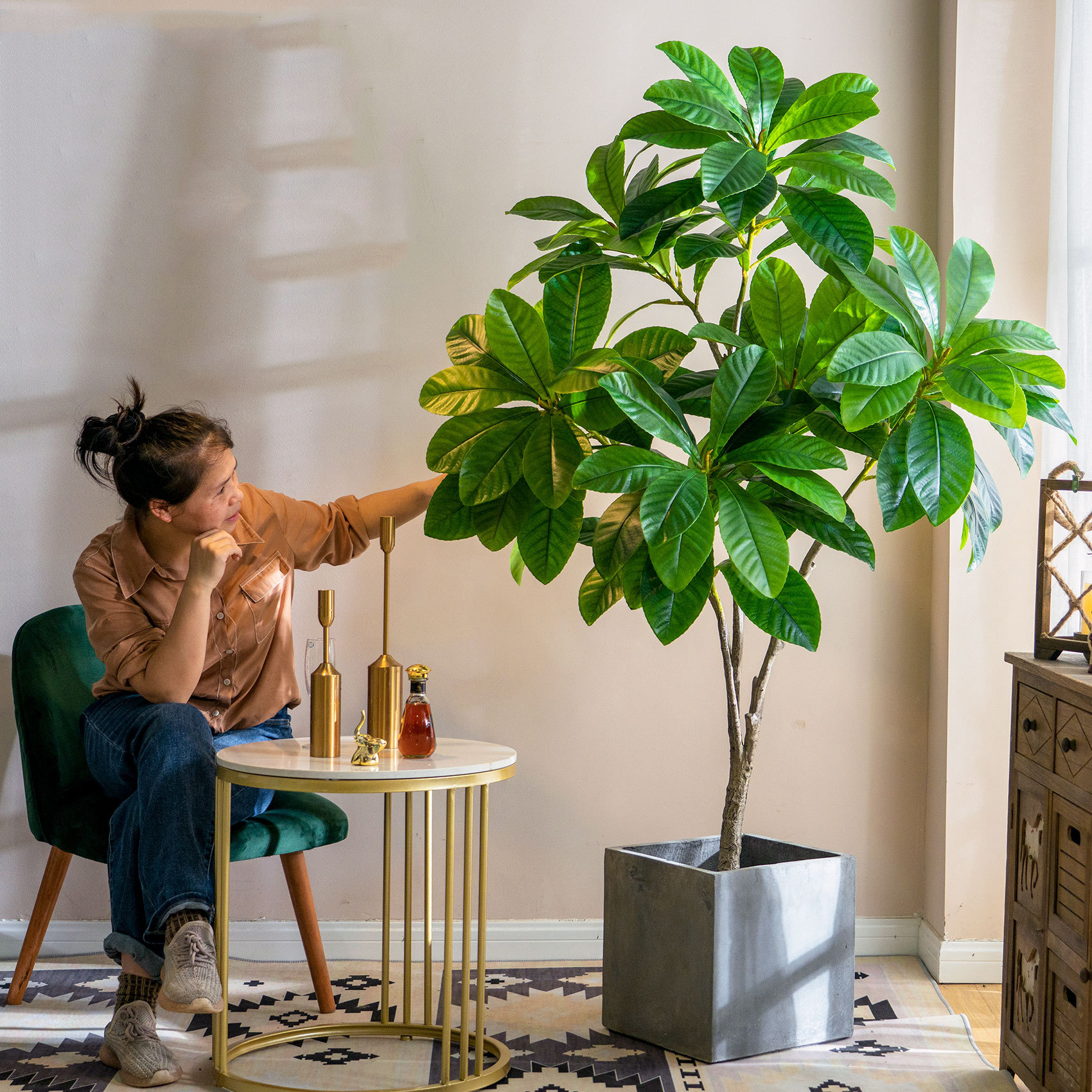 Cây sơn trà giả cao cấp Cây sơn trà giả cao cấp